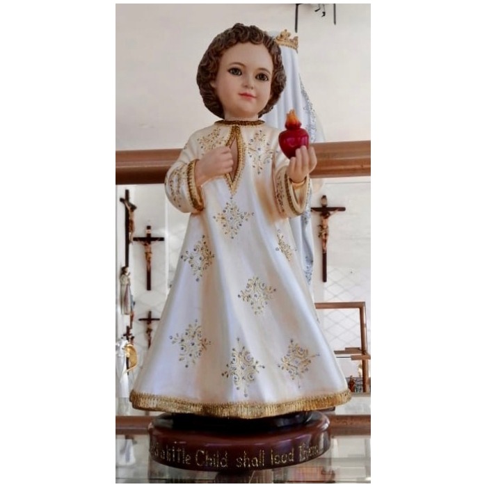 Twenty One inch Divine Child with Heart Statue | Fiat Imports