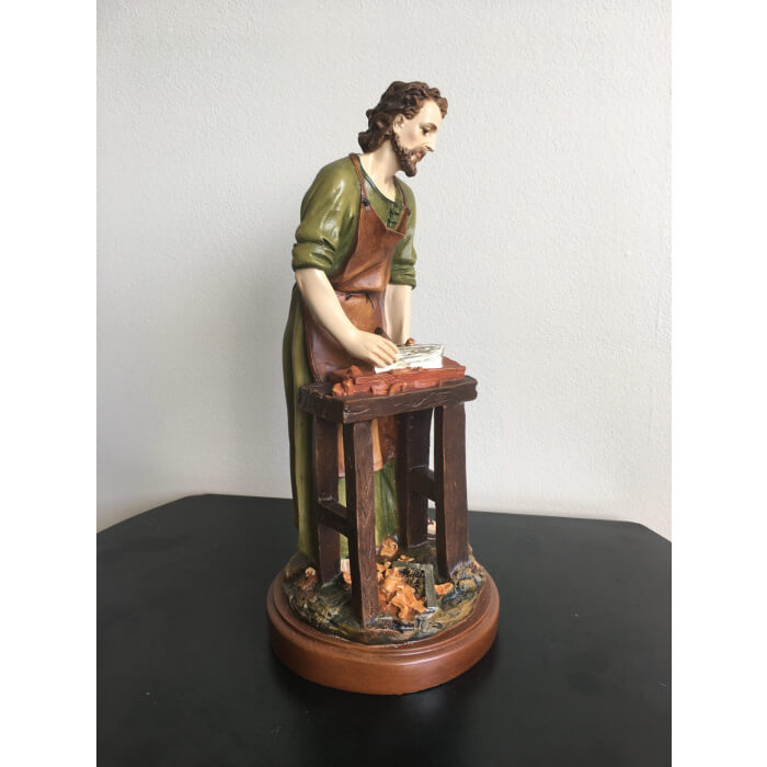 St. Joseph 14 Inch Laborer, St. Joseph Forteen Inch, St. Joseph Laborer Statue, 14 Inch St. Joseph Laborer, Forteen Inch St. Joseph Laborer Statue