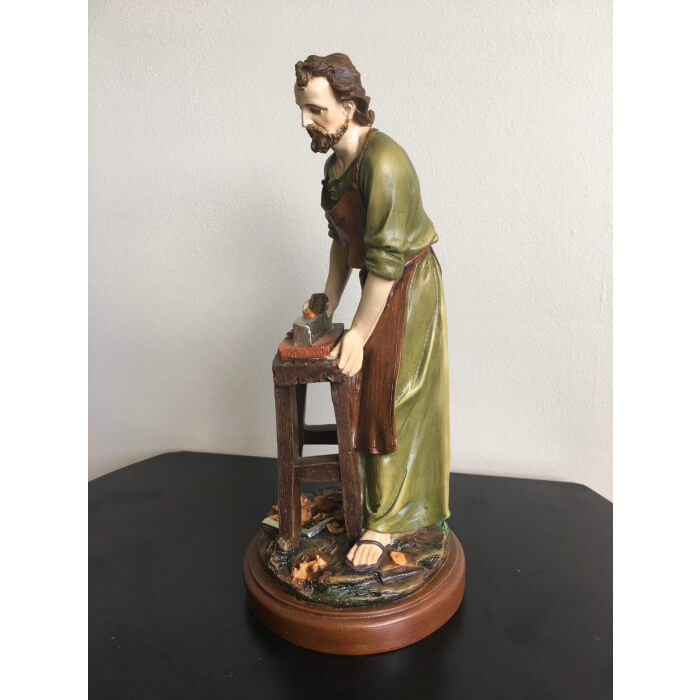 St. Joseph 14 Inch Laborer, St. Joseph Forteen Inch, St. Joseph Laborer Statue, 14 Inch St. Joseph Laborer, Forteen Inch St. Joseph Laborer Statue