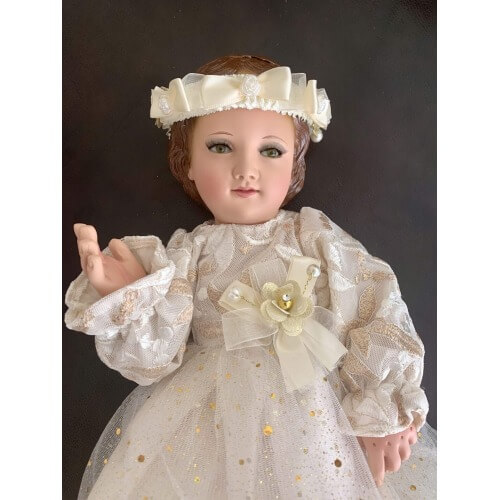 Holy Infant Mary with dress 16 Inch,Holy Infant Mary with dress Sixteen Inch,Holy Infant Mary with dress Statue,16 Inch Holy Infant Mary with dress,Sixteen Inch