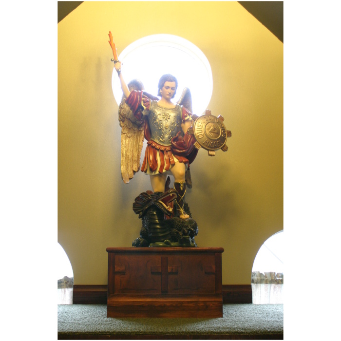 st. michael archangel 60" with dragon