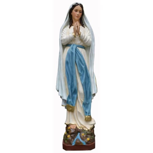 Lourdes 66 Inch Statue, Lourdes Sixty Six Inch Statue, 66 Inch Lourdes Statue, Lourdes Virgins Statue, Sixty Six Inch Lourdes Statue