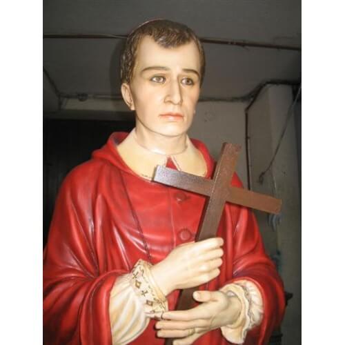 St. Charles Borromeo 60 Inch, St. Charles Borromeo Sixty Inch, St. Charles Borromeo Statue, 60 Inch St. Charles Borromeo, Sixty Inch St. Charles Borromeo Statue