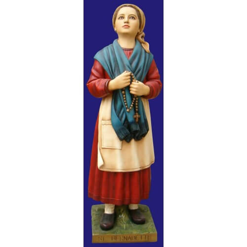 St. Bernadette 43 Inch, St. Bernadette Forty Three Inch, St. Bernadette Statue, 43 Inch St. Bernadette, Forty Three Inch St. Bernadette Statue
