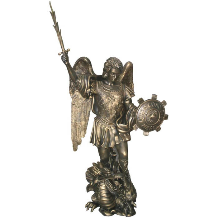 St. Michael Archangel 60 Inch with dragon,St. Michael Archangel Sixty Inch with dragon Statue,60 Inch St. Michael Archangel with dragon Statue,Sixty Inch St. Michael Archangel with dragon Statue,St. Michael Archangel with dragon Statue