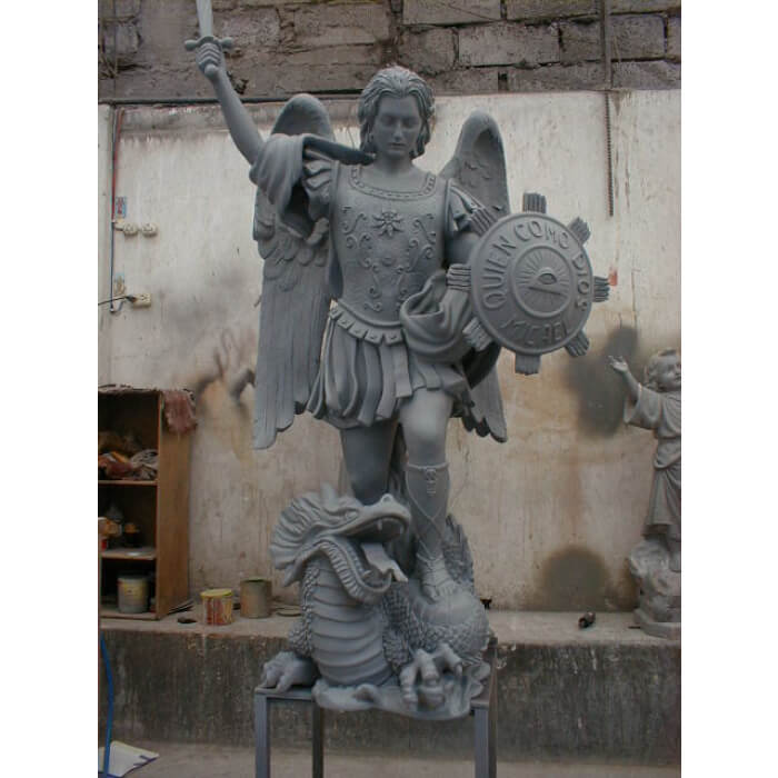 St. Michael Archangel 60 Inch with dragon,St. Michael Archangel Sixty Inch with dragon Statue,60 Inch St. Michael Archangel with dragon Statue,Sixty Inch St. Michael Archangel with dragon Statue,St. Michael Archangel with dragon Statue