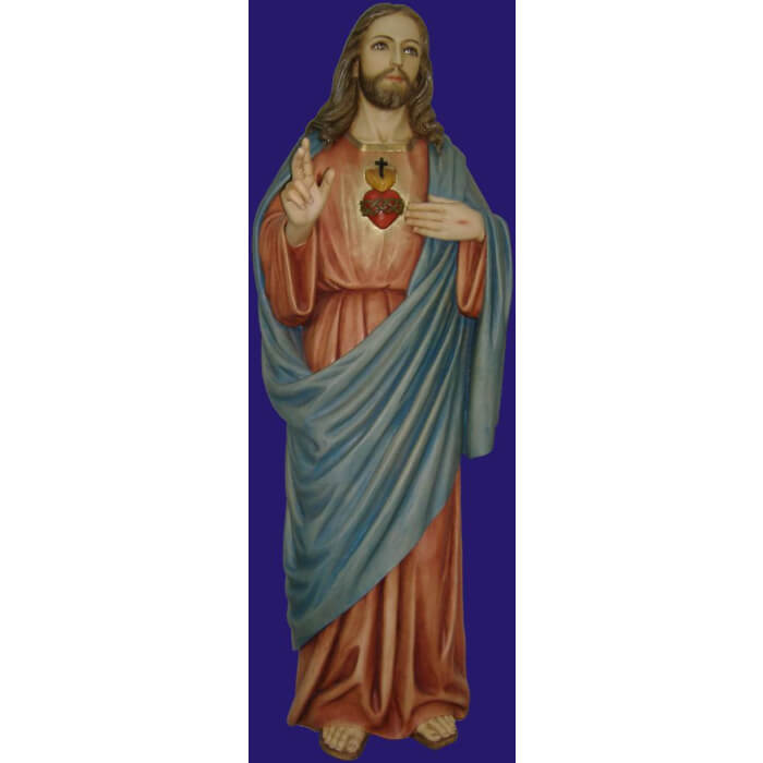 Sacred Heart 35 inch plaque, Sacred Heart Thirty Five Inch plaque, Sacred Heart plaque Statue, 35 Inch Sacred Heart plaque, Thirty Five Inch Sacred Heart plaque Statue