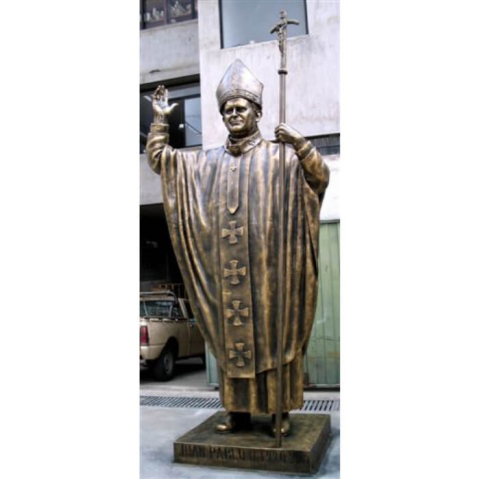 Pope John Paul II 118 Inch, Pope John Paul II One Eighteen Inch, Pope John Paul II  Statue, 118 Inch Pope John Paul II,  One Eighteen Inch  Pope John Paul II Statue
