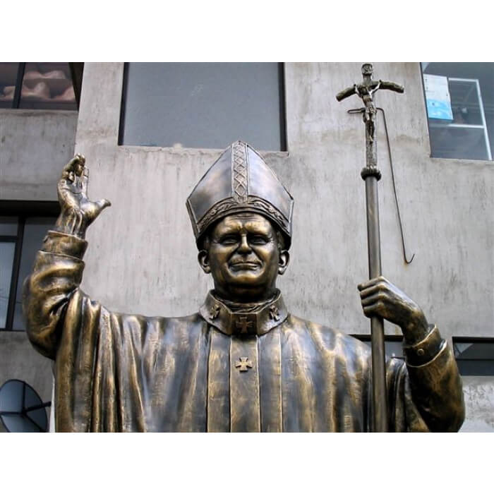 Pope John Paul II 118 Inch, Pope John Paul II One Eighteen Inch, Pope John Paul II  Statue, 118 Inch Pope John Paul II,  One Eighteen Inch  Pope John Paul II Statue