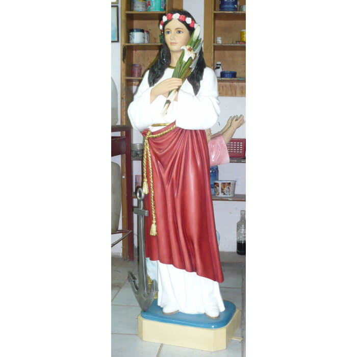 St. Philomena 48 Inch, St. Philomena Forty Eight Inch, St. Philomena Statue, 48 Inch St. Philomena, Forty Eight Inch St. Philomena Statue