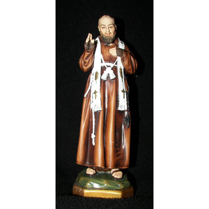 Padre Pio 8 Inch,Padre Pio Eight Inch,Saint Padre Pio,8 Inch Padre Pio,Eight Inch Padre Pio Statue