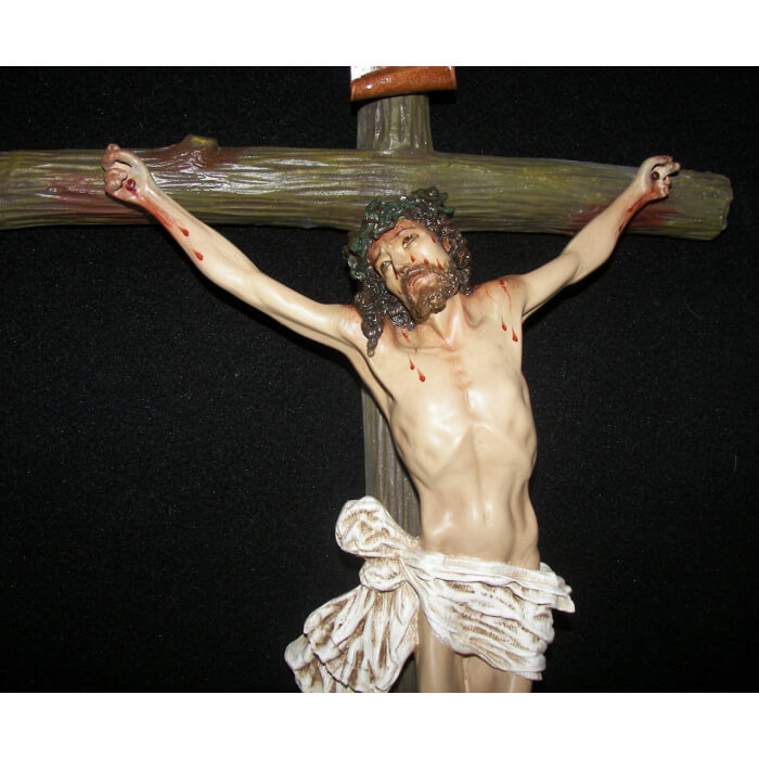 Crucifix 24 Inch agony Statue, Crucifix Twenty Four Inch agony Statue, 24 Inch Crucifix Agony Statue, Crucifix Agony Statue, Agony Crucifix Statue