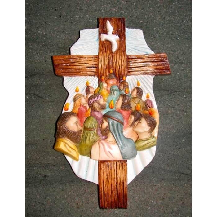 Eleven Inch Liturgical Cross Pentecost Fiat Imports