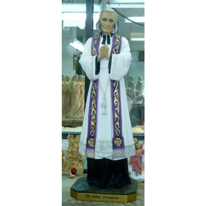 St. John Vianney Thirty Three Inch,St. John Vianney 33 Inch,St. John Vianney Statue,33 Inch St. John Vianney,Thirty Three Inch St. John Vianney Statue