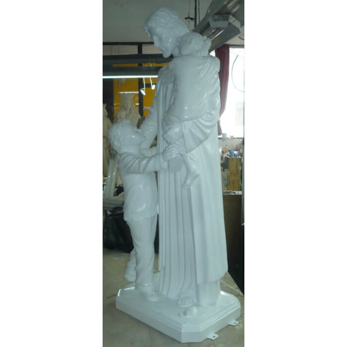Jesus with Children 48 Inch, Jesus with Children Forty Eight Inch, Jesus with Children Statue, 48 inch Jesus with Children, Forty Eight Inch Jesus with Children Statue