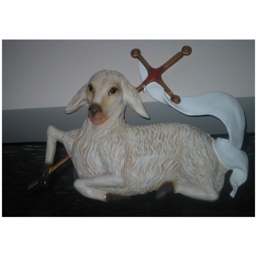 Lamb of God with Cross Statue,Christ Lamb of God with Cross Statue,Lamb of God with Cross,Christ Lamb of God with Cross,God with Cross Statue