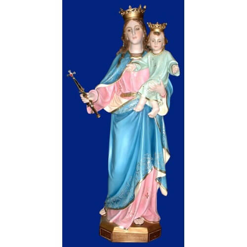 Help of Christians 33 Inch,Help of Christians Thirty Three Inch Statue,Help of Christians Virgins Statue,33 Inch Help of Christians Statue,Thirty Three Inch Help of Christians Statue