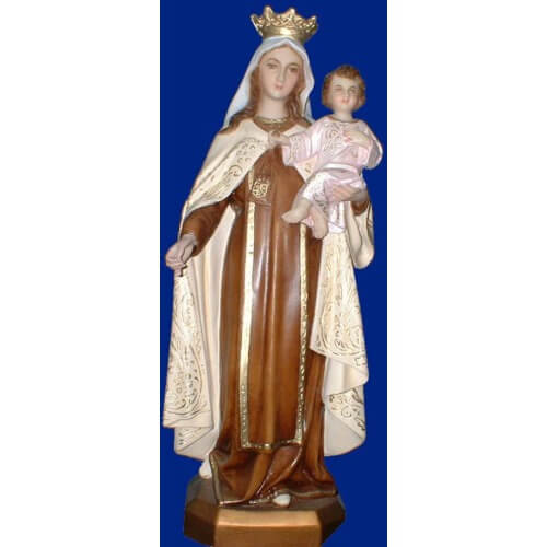 Mt. Carmel 15 Inch Statue,Mt. Carmel Fifteen Inch Statue,Mt. Carmel Virgins Statue,15 Inch Mt. Carmel,Fifteen Inch Mt. Carmel Statue