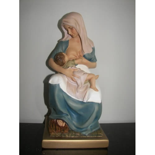 La Leche 11 Inch, La Leche Eleven Inch, La Leche Virgin Statue, 11 Inch La Leche Statue, Eleven Inch La Leche Statue