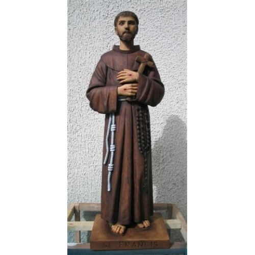 St. Francis 31 Inch , St. Francis Thirty One Inch Statue, St. Francis Saint Statue, 31 Inch St. Francis Statue, Thirty One Inch St. Francis Statue
