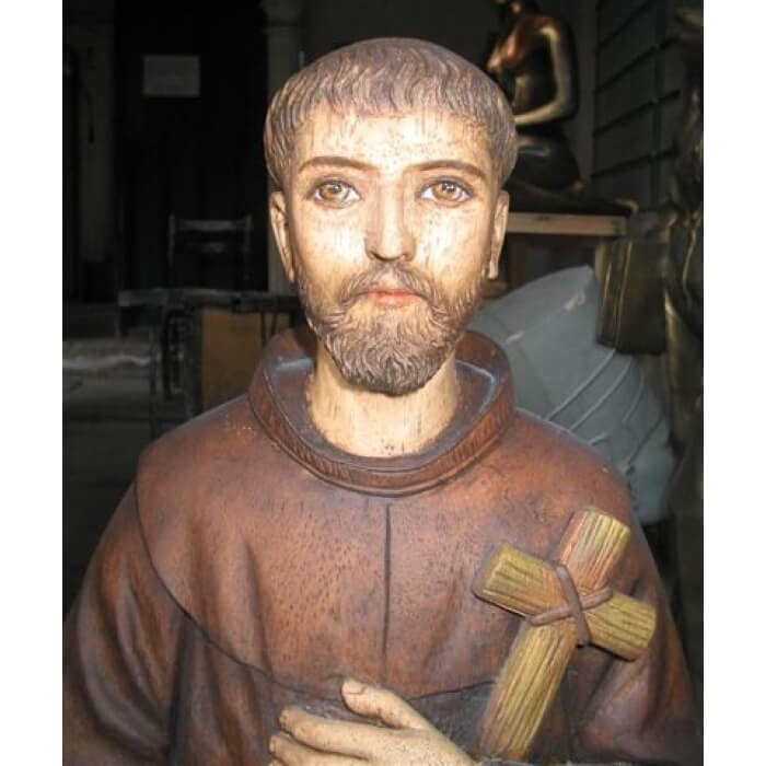 St. Francis 31 Inch , St. Francis Thirty One Inch Statue, St. Francis Saint Statue, 31 Inch St. Francis Statue, Thirty One Inch St. Francis Statue