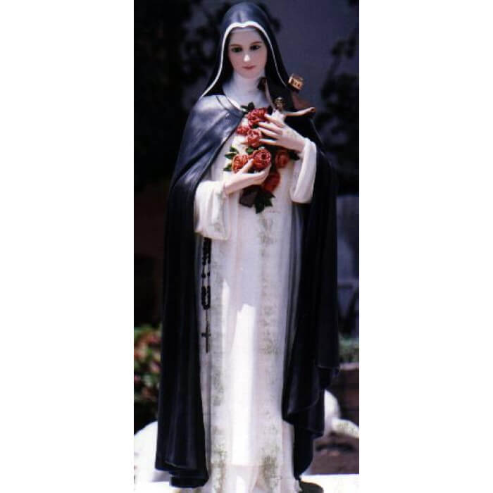 St. Therese 48 Inch, St. Therese Fourty Eight Inch Saint, St. Therese Saint Statue, 48 Inch St. Therese Statue, Fourty Eight Inch St. Therese Statue