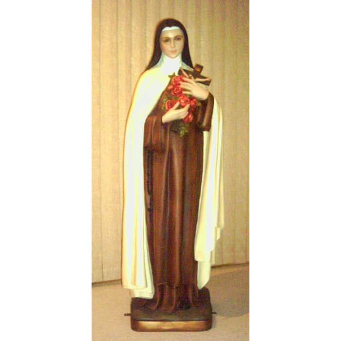 St. Therese 48 Inch, St. Therese Fourty Eight Inch Saint, St. Therese Saint Statue, 48 Inch St. Therese Statue, Fourty Eight Inch St. Therese Statue