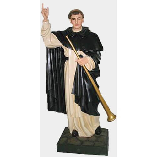 St. Vincent Ferrer 71 Inch,St. Vincent Ferrer Seventy One Inch,St. Vincent Ferrer Saint Statue,71 Inch St. Vincent Ferrer,Seventy One Inch St. Vincent Ferrer Statue