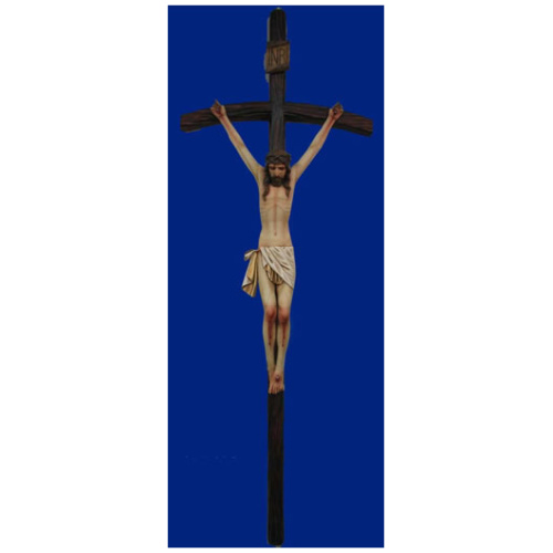 Crucifix 47 Inch, Crucifix Forty Seven Inch, Crucifix Pope JPII Statue, 47 Inch Crucifix Statue, Forty Seven Inch Crucifix Statue