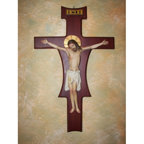 Crucifix 23 Inch, Crucifix Twenty Three Inch, Crucifix San Damiano Statue, 23 Inch Crucifix Statue, Twenty Three Inch Crucifix San Damiano Statue