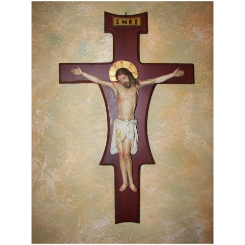 Crucifix 23 Inch, Crucifix Twenty Three Inch, Crucifix San Damiano Statue, 23 Inch Crucifix Statue, Twenty Three Inch Crucifix San Damiano Statue