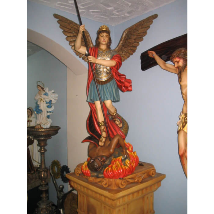 St. Michael Archangel 58 Inch Statue,St. Michael Archangel Fifty Eight Inch Statue,58 Inch St. Michael Archangel Statue,58 Inch St. Michael Angel Statue