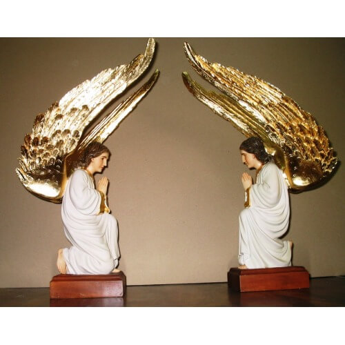 Adoring Angel 16 Inch,Adoring Angel Sixteen Inch,Adoring Angel wings up Statue,16 inch Adoring Angel wings up,Sixteen Inch Adoring Angel wings up Statue