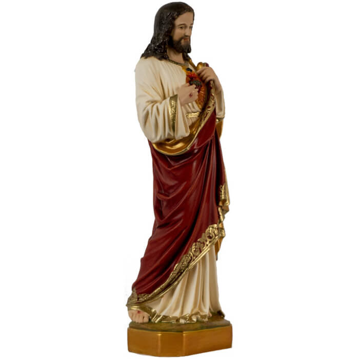 Sacred Heart 12 Inch, Sacred Heart Twelve Inch Statue, Sacred Heart Christ Statue, 12 Inch Sacred Heart, Twelve Inch Sacred Heart Statue