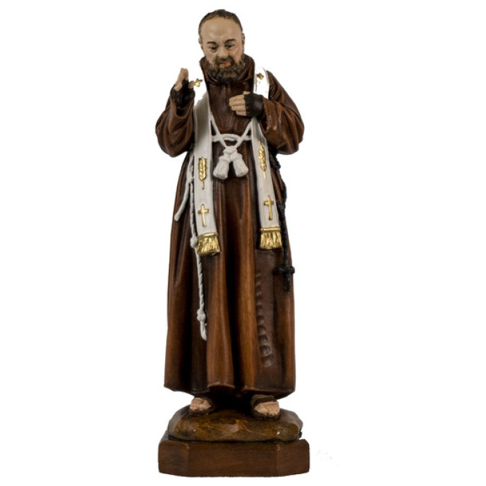 Padre Pio 8 Inch,Padre Pio Eight Inch,Saint Padre Pio,8 Inch Padre Pio,Eight Inch Padre Pio Statue
