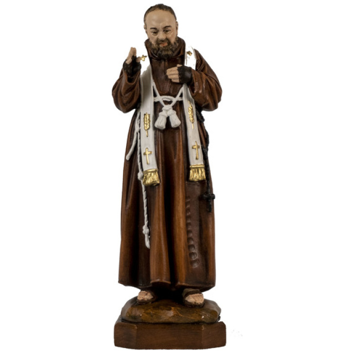 Padre Pio 8 Inch,Padre Pio Eight Inch,Saint Padre Pio,8 Inch Padre Pio,Eight Inch Padre Pio Statue