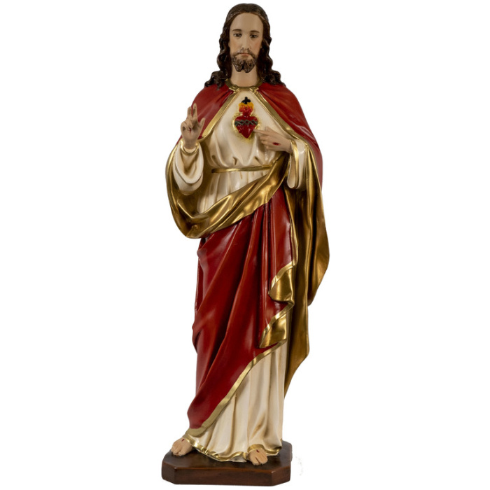 Sacred Heart 22 Inch,Sacred Heart Twenty Two Inch Statue,Sacred Heart Christ Statue,22 Inch Sacred Heart,Twenty Two Inch Sacred Heart Statue
