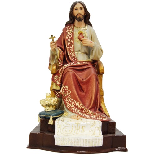 Christ the King Throne 14 Inch, Christ the King Throne  Fourteen Inch, Christ the King Throne Statue, 14 Inch Christ the King Throne, Fourteen Inch Christ the King Throne Statue