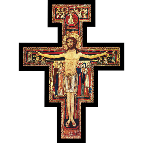 Crucifix 32 Inch San Damiano, Crucifix Thirty Two Inch, Crucifix San Damiano Statue, 32 Inch Crucifix San Damiano, Thirty Two Inch Crucifix San Damiano Statue