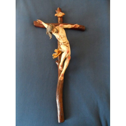 Crucifix 38 Inch Fallen, Crucifix Thirty Eight Inch, Crucifix Fallen Statue, 38 Inch Crucifix Fallen, Thirty Eight Inch Crucifix Fallen Statue