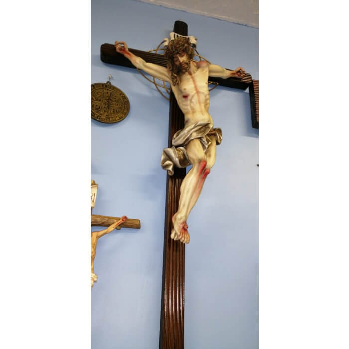 Crucifix 48 Inch Statue, Crucifix Forty Eight Inch, Crucifix Statue, 48 Inch Crucifix Statue, Forty Eight Inch Crucifix Statue