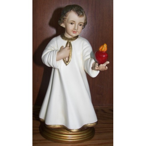 Divine Child with Heart 9 Inch, Divine Child with Heart Nine Inch, Christ Divine Child with Heart, 9 Inch Divine Child with Heart, Nine Inch Divine Child with Heart Statue