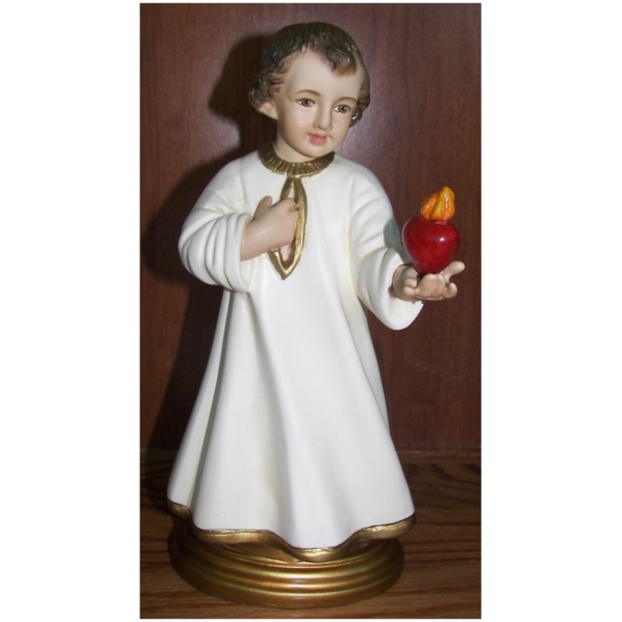 Divine Child with Heart 9 Inch, Divine Child with Heart Nine Inch, Christ Divine Child with Heart, 9 Inch Divine Child with Heart, Nine Inch Divine Child with Heart Statue