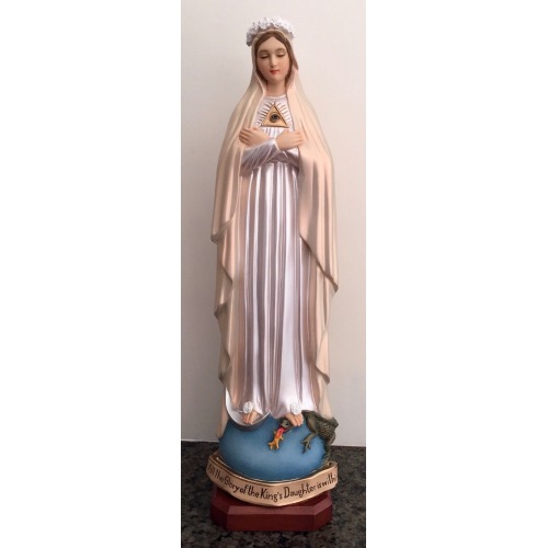 Lady of the Indwelling,Holy Trinity,Lady of the Indwelling Holy Trinity Statue