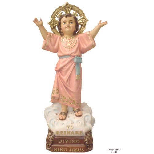 Divino Nino 38 Inch, Divino Nino Thirty Eight Inch, Christ Divino Nino Statue, 38 Inch Divino Nino,  Thirty Eight Inch Christ Divino Nino Statue 