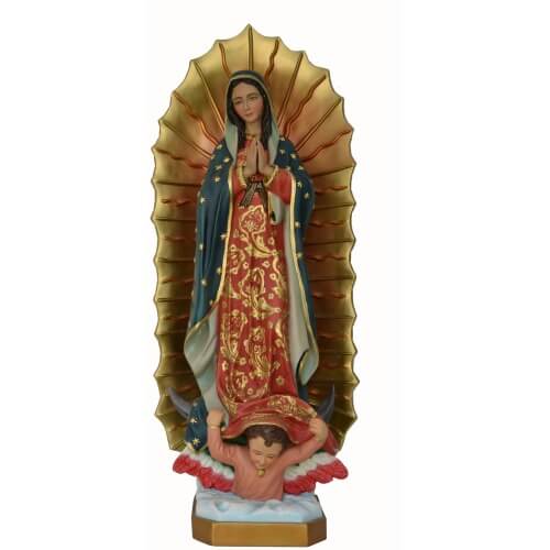 Guadalupe 38 Inch Statue, Guadalupe Thirty Eight Inch, Guadalupe Virgin Statue, 38 Inch Guadalupe, Thirty Eight Inch Guadalupe Statue