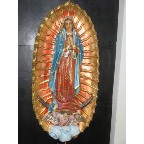Guadalupe 60 Inch plaque Statue, Guadalupe Sixty Inch plaque Statue, Virgins Statue, Guadalupe 60 Inch plaque Virgins Statue, Guadalupe Sixty Inch plaque Virgins Statue,