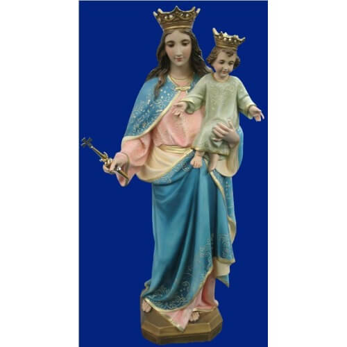 Help of Christians 25 Inch Statue, Help of Christians Twenty Five Inch Statue, Help of Christians Virgins Statue, 25 Inch Help of Christians, Twenty Five Inch Help of Christians Statue