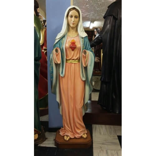 Immaculate Heart 57 Inch, Immaculate Heart Fifty Seven Inch, Immaculate Heart Statue, 57 Inch Immaculate Heart, Fifty Seven Inch Immaculate Heart Statue