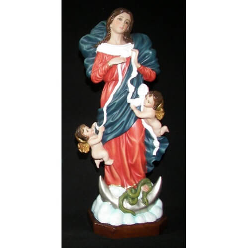 Mary Undoer of Knots 16 Inch,Mary Undoer of Knots Sixteen Inch,Mary Undoer of Knots Statue,16 Inch Mary Undoer of Knots,Sixteen Inch Mary Undoer of Knots Statue